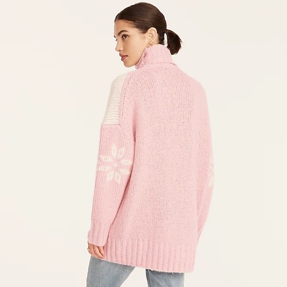 Snowflake turtleneck sweater - Picture 2 of 4